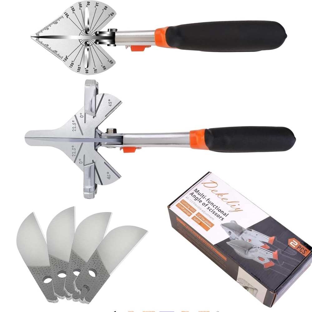 Dekily Multi-Angle Miter Shear Cutter with Blades. A